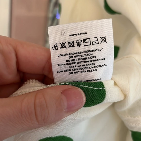 Faithfull the Brand green polka dot dress - Picture 5 of 7